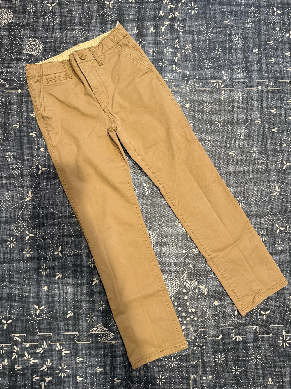 Gap 7 Slim Kids Uniform Stretch Straight Khakis